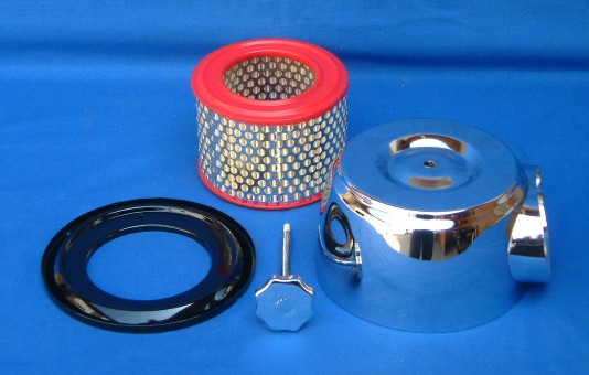  Luftfilter R50S,69S komplett mit Filter verchromt auch verwendbar für R50,60,50/2,60/2,69  
