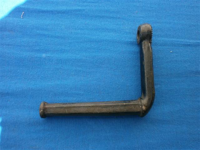 Fußraste Fahrer links silberfarben oder schwarz R50,50/2,60,60/2,50S,69,69S und Boxer 1970 - 09/77 (90mm)