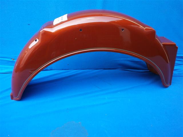 Kotflügel hinten orange 60/7,80/7,100/7,100RT Zierlinie gold (NOS)