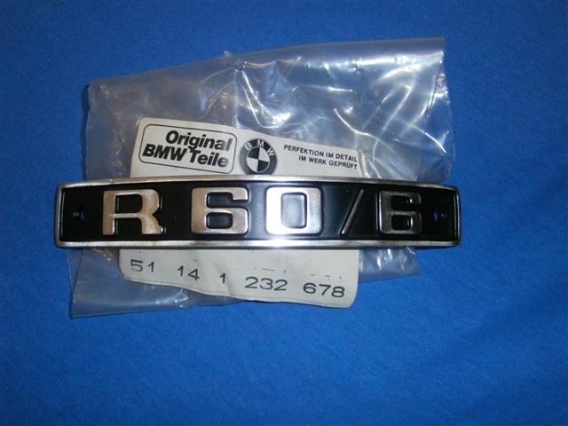 Schriftzug Sitzbank R60/6 (Restposten) n.m.l.