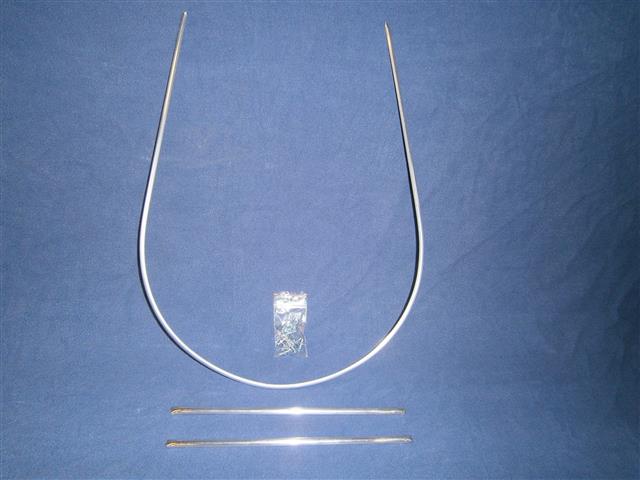 Aluzierleistensatz mit Schräubchen für R50/5,60/5,75/5 Langschwinge und R60/6,75/6,90/6 (1025mm +2x285mm) Längenabweichung möglich, bitte vor Kauf prüfen