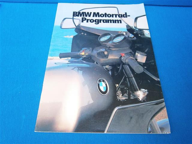 Prospekt R45,65,80GS,100,R100RS,100CS,100RT, 30seitig, 1981